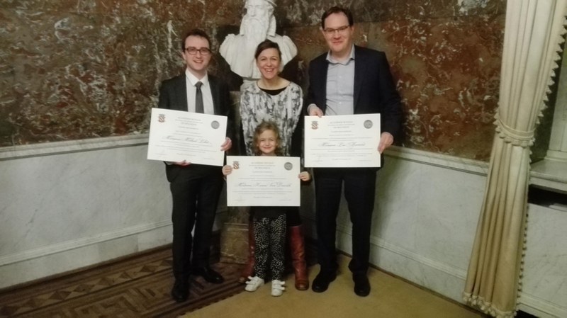 Trois chercheurs de l'UNamur en biologie et en physique primés à l'Académie royale