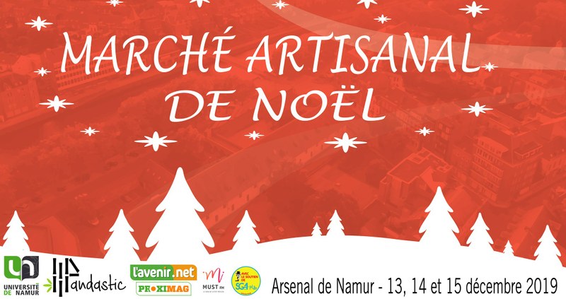 Un marché de Noël à l’UNamur : un rendez-vous artisanal, gourmand et durable du 13 au 15 décembre