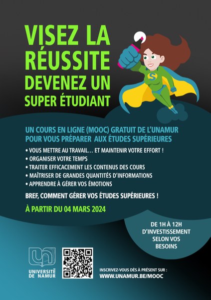 Nouvelle session du MOOC "Visez la réussite - devenez un super étudiant"