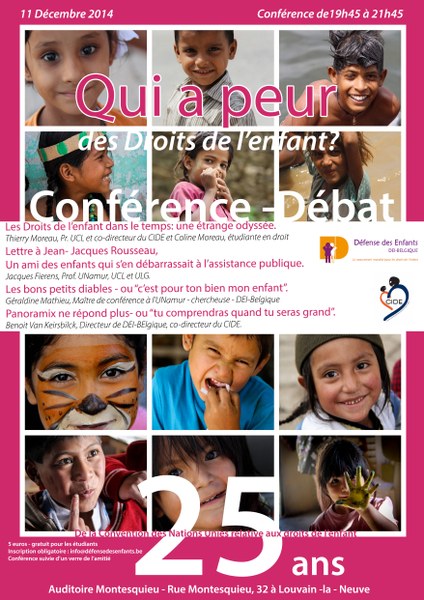11 décembre 2014 - Conférence "Qui a peur des droits de l'enfant ?"
