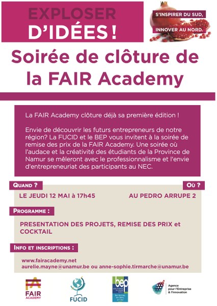 Soirée de remise des prix de la Fair Academy