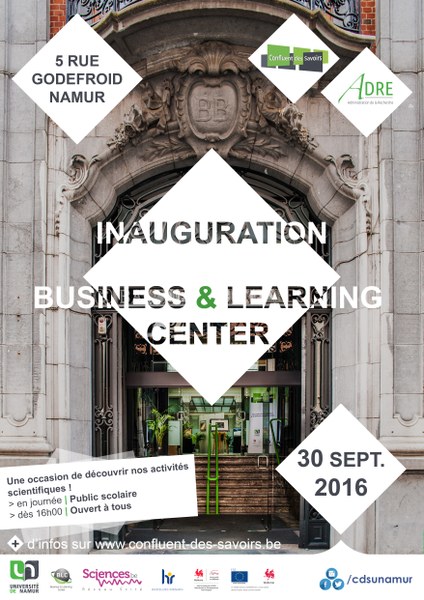 Inauguration du Business & Learning Center de l'UNamur
