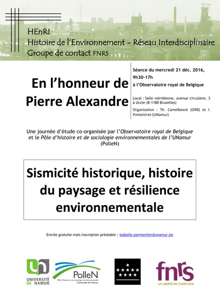 Sismicité historique, histoire du paysage et résilience environnementale