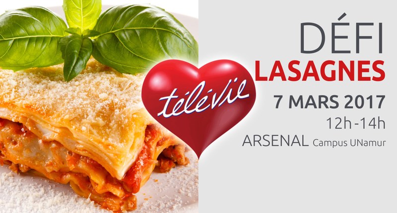  Télévie - Défi lasagnes 2017