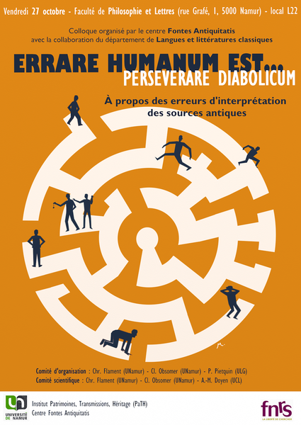 Errare humanum est… Perseverare diabolicum. À propos des erreurs 'interprétation des sources antiques