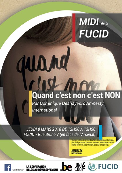 Midi FUCID : Quand c'est non c'est non