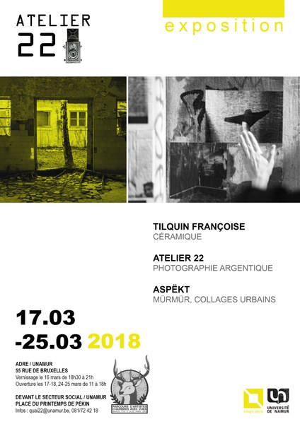 Expo Françoise Tilquin et Atelier 22 - Chambres avec vues
