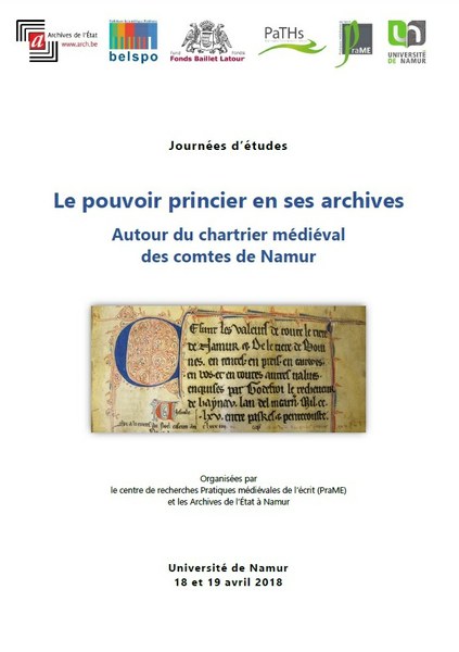 Le pouvoir princier en ses archives. Autour du chartrier médiéval des comtes de Namur