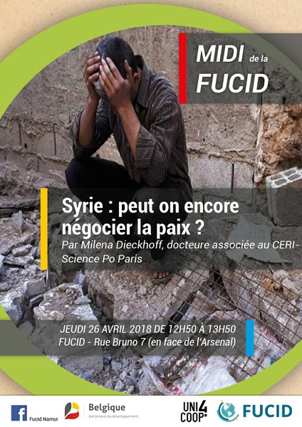 Midi FUCID : Syrie: peut-on encore négocier la paix ?