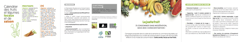 Campagne du commerce équitable à l'UNamur - "Le juste fruit"