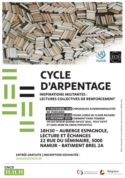 Cycle d'arpentage - Inspirations militantes : Lectures collectives de renforcement