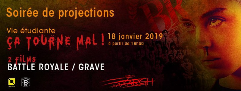 Projections Grave/Battle Royale: Vie étudiante, ça tourne mal !