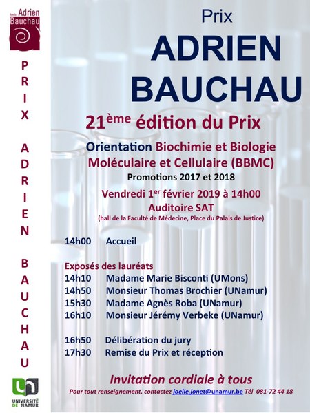 21e édition du Prix Adrien Bauchau