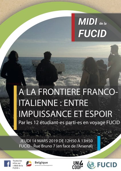 Midi de la FUCID : Voyage à la frontière franco-italienne : Entre impuissance et espoir 