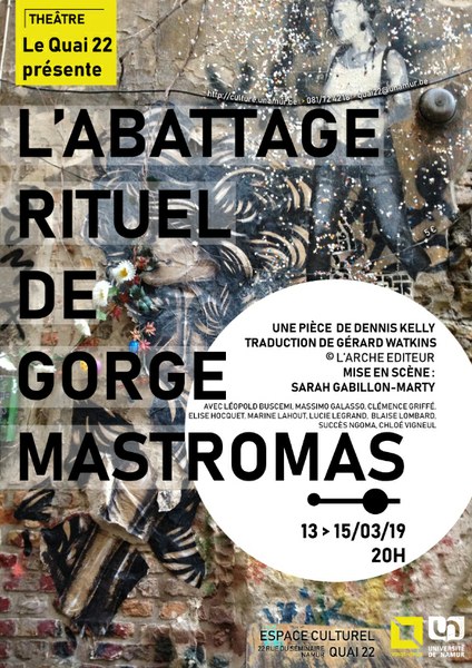 Théâtre : L'abattage rituel de Gorge Mastromas