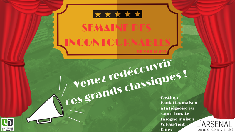 Semaine des incontournables