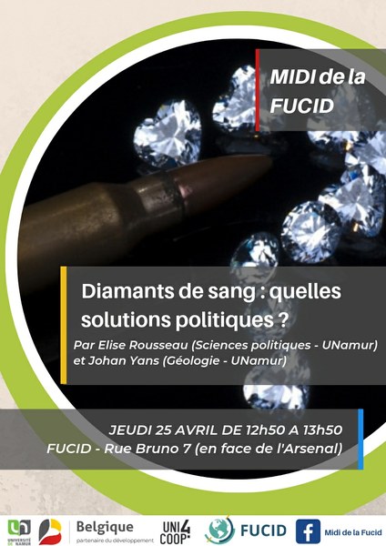 Midi de la FUCID : Diamants de sang : quelles solutions politiques ?