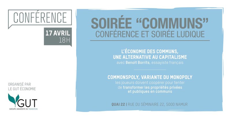 Soirée Conférence/Jeu: Biens communs