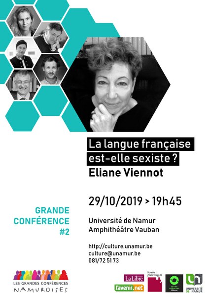 Les Grandes Conférences Namuroises : Eliane Viennot