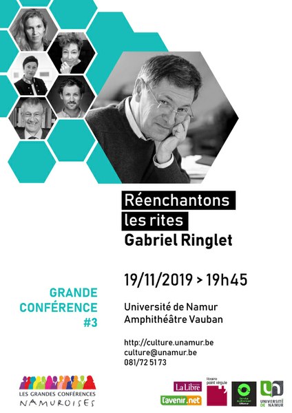 Les Grandes Conférences Namuroises : Gabriel Ringlet