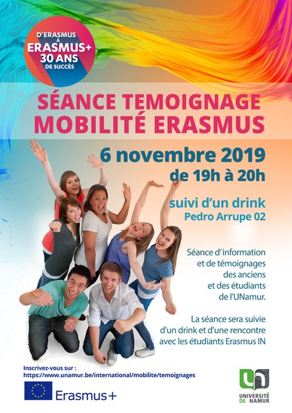 Soirée de temoignage Erasmus