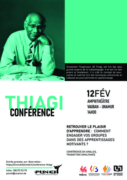 Conférence de Thiagi - Retrouver le plaisir d'apprendre: comment engager vos groupes dans des apprentissages motivants? 