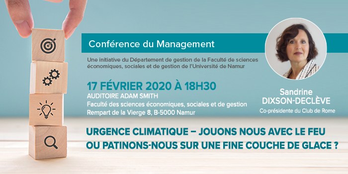 Conférence du Management : Urgence climatique : treading on thin ice, playing with fire