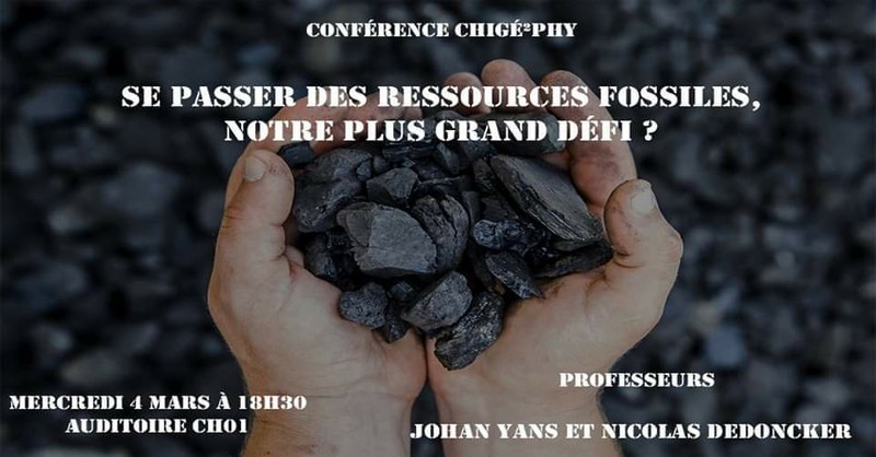 Se passer des ressources fossiles, notre plus grand défis?