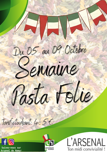 Semaine Pasta Folie