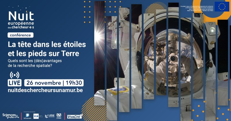 Conférence en ligne - La tête dans les étoiles et les pieds sur Terre ; quels sont les (dés)avantages de la recherche spatiale?