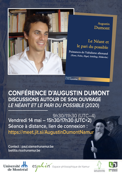 ESPHIN & CUNdp invite Augustin Dumont (Université de Montréal) 