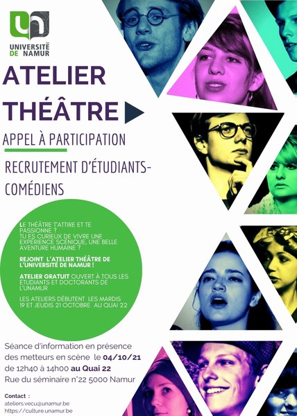 Appel à participation: recrutement d'étudiants-comédiens