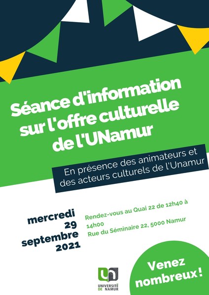 Séance d'information sur l'offre culturelle