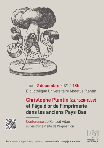 Conférence "Christophe Plantin et l'âge d'or de l'imprimerie dans les anciens Pays-Bas"