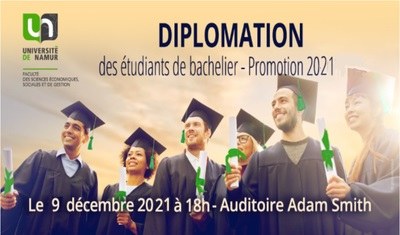 Reporté - Cérémonie de diplomation - Faculté des sciences économiques, sociales et de gestion (Bachelier)