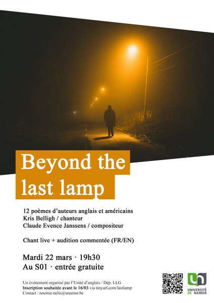 Chant 'live' et audition commentée - Beyond the last lamp