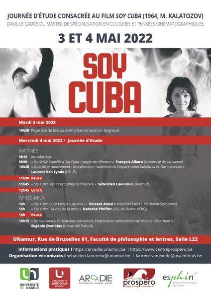 "Soy Cuba" (1964) - journée d'étude sur le film de Mikhaïl Kalatozov