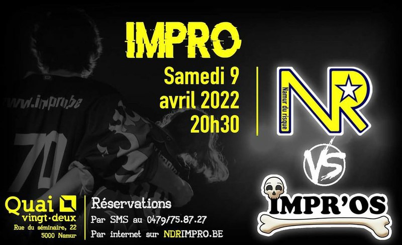 Rencontre d'improvisation - NdR VS Impro's au Quai 22