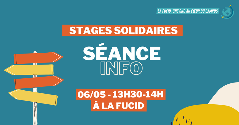 Séance-info sur les stages solidaires de 3ème bac de droit