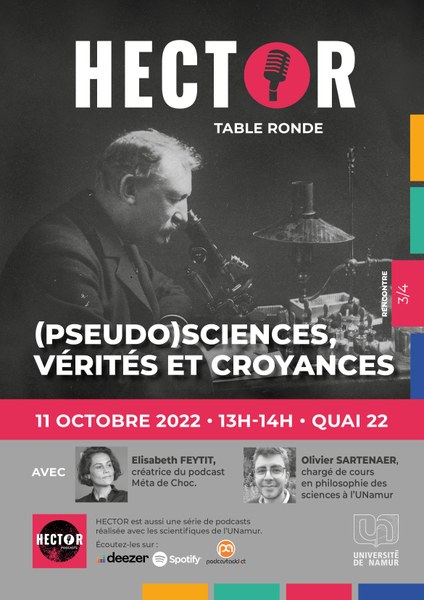 Table ronde HECTOR 3/4: (Pseudo)sciences, vérités et croyances