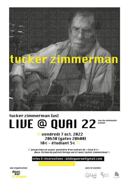 Concert – Tucker Zimmerman (USA, folk-rock)