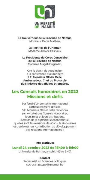 Les Consuls honoraires en 2022 : missions et défis