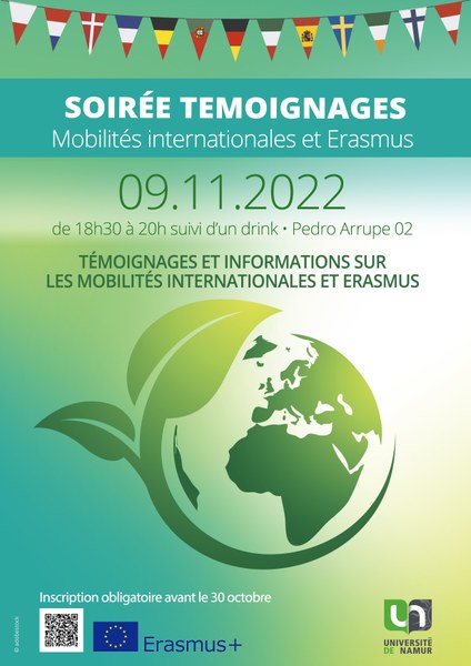 Soirée Témoignages "Mobilités Internationales & Erasmus"