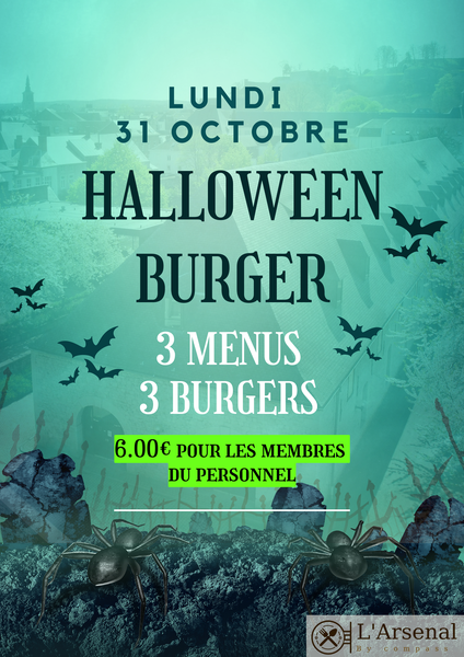 Menu Halloween : lundi 31 octobre ! 