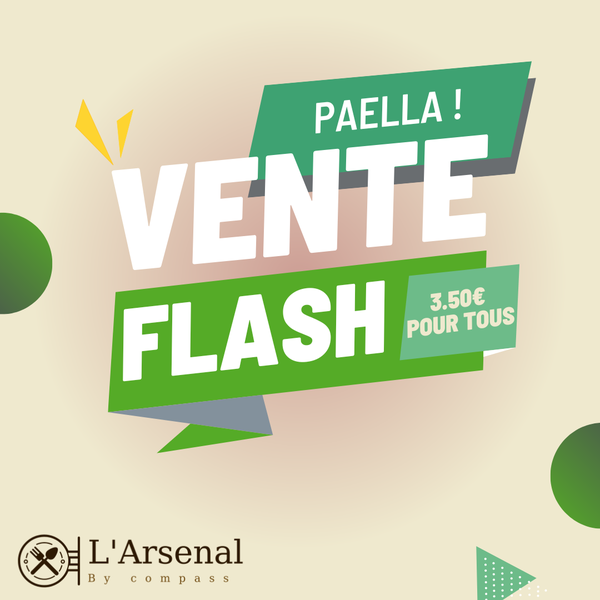 Vente Flash : Paella