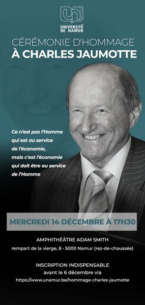 Cérémonie d'hommage au Professeur Charles Jaumotte