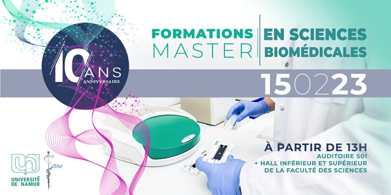 Les formations de master en sciences biomédicales fêtent leurs dix 10 ans !