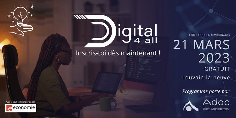 Digital4All | Le genre numérique : partage d'expériences pour changer les codes