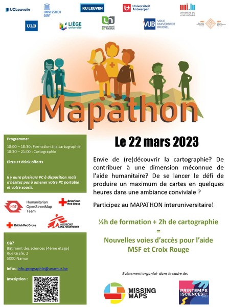 Mapathon 2023 du Département de géographie