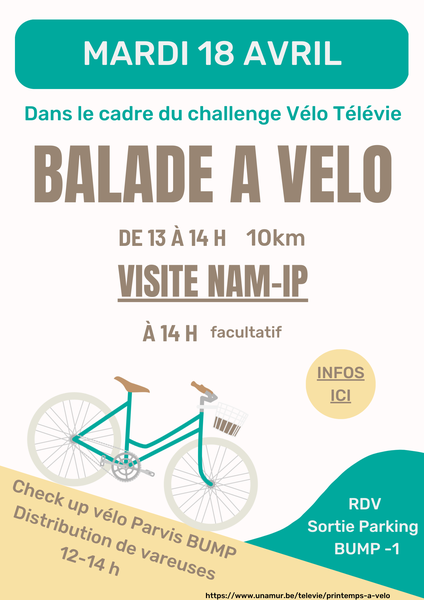 Le Printemps à vélo en mode Télévie